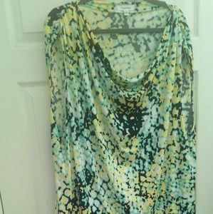 Calvin Klein Flowered Sleeveless Top! Size 3x!